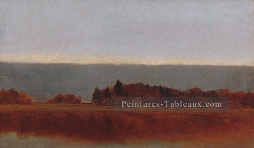 Salt Meadow En octobre luminisme paysage marin John Frederick Kensett Peintures à l'huile